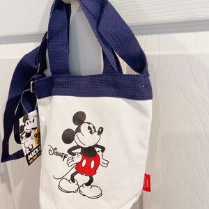 Disney Mickey Mouse Kids Tote Bag - Navy and White